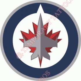 Winnipeg Jets Customize Temporary Tattoos Stickers NO.380